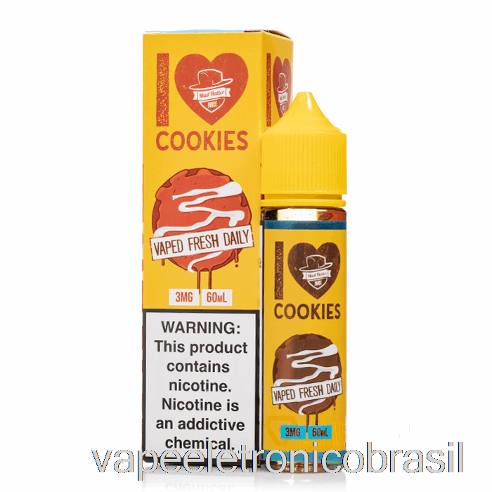 Vape Vaporesso Eu Amo Biscoitos - Suco De Chapeleiro Maluco - 60ml 6mg